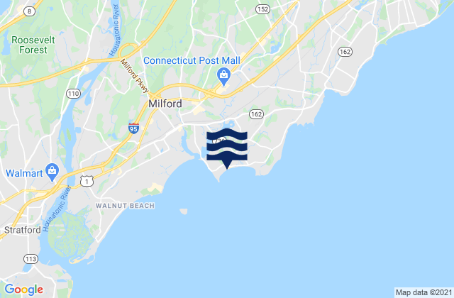 Mapa de mareas Bayview Beach, United States