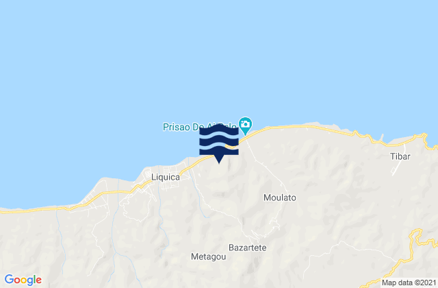 Mapa de mareas Bazartete, Timor Leste
