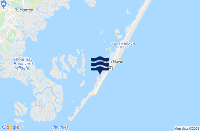 Mapa de mareas Beach Haven Coast Guard Station, United States