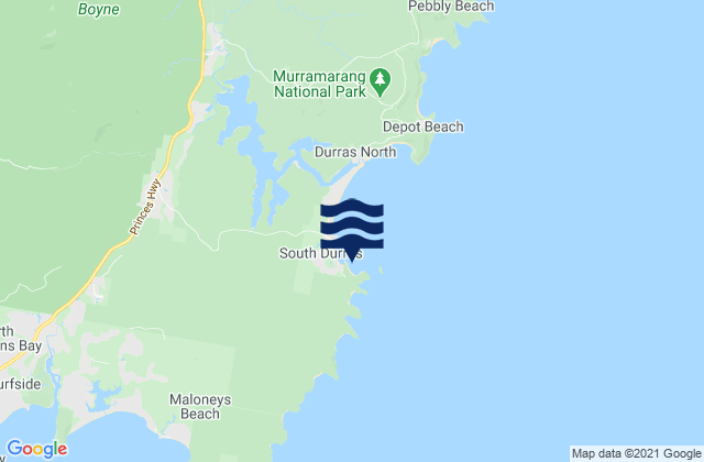 Mapa de mareas Beagle Bay, Australia