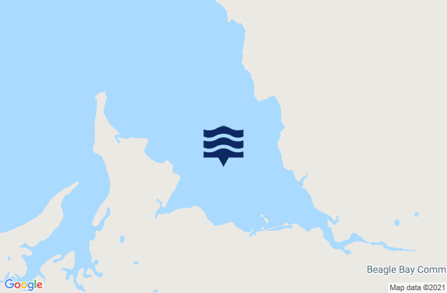 Mapa de mareas Beagle Bay, Australia