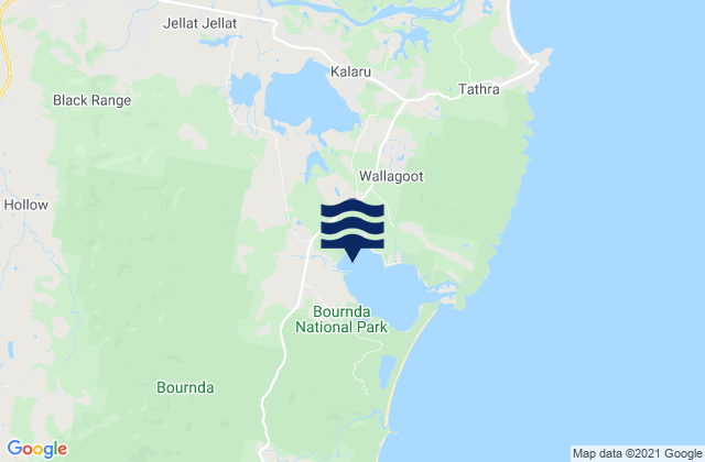 Mapa de mareas Bega, Australia