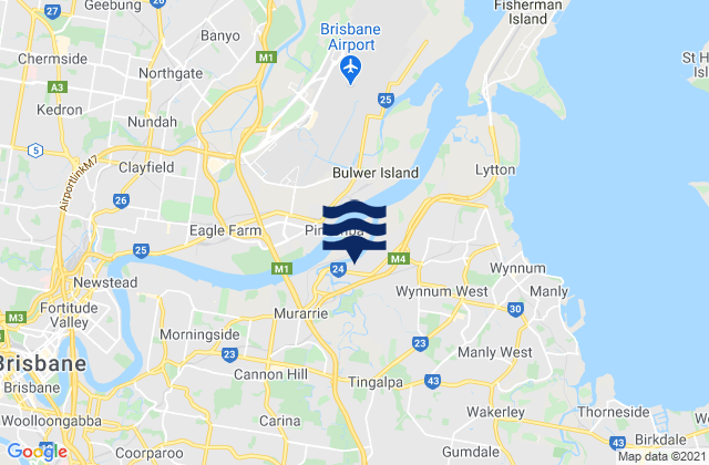Mapa de mareas Belmont, Australia