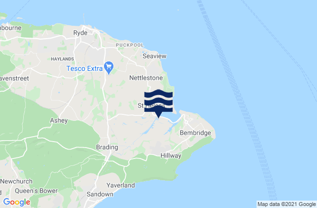 Mapa de mareas Bembridge Harbour, United Kingdom
