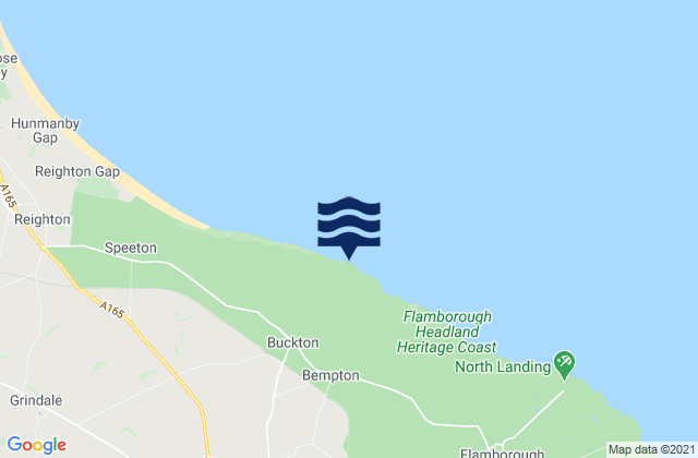 Mapa de mareas Bempton, United Kingdom