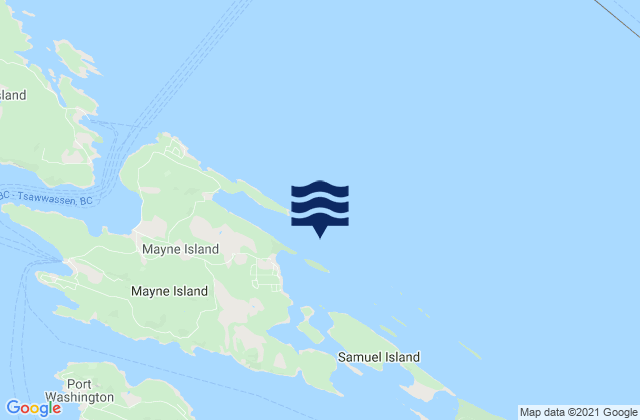 Mapa de mareas Bennett Bay, Canada