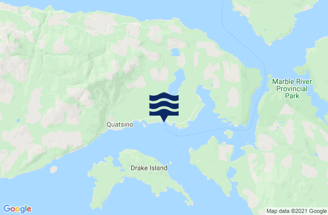 Mapa de mareas Bergh Cove, Canada