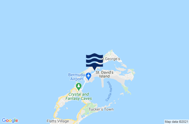 Mapa de mareas Bermuda Biological Station, United States