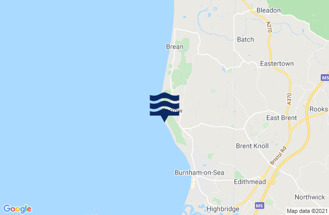 Mapa de mareas Berrow Beach, United Kingdom