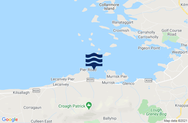 Mapa de mareas Bertra Beach (Murrisk), Ireland