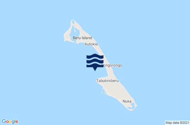 Mapa de mareas Beru, Kiribati