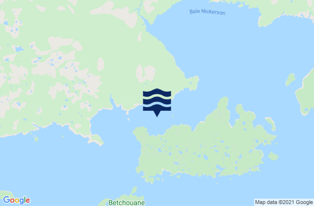 Mapa de mareas Betchewun Harbour, Canada