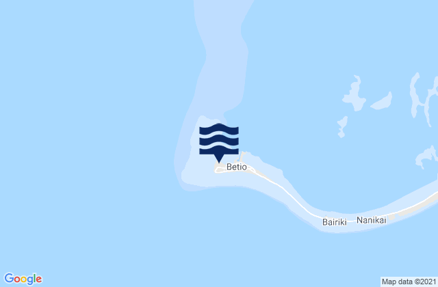 Mapa de mareas Betio Village, Kiribati
