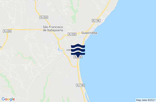 Mapa de mareas Biboca, Brazil