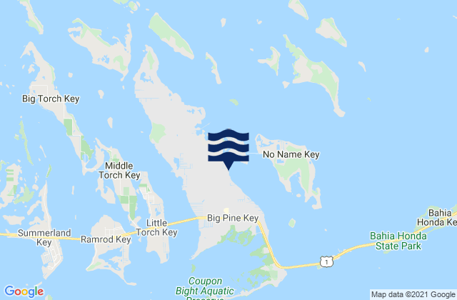 Mapa de mareas Big Pine Key (Doctors Arm Bogie Channel), United States
