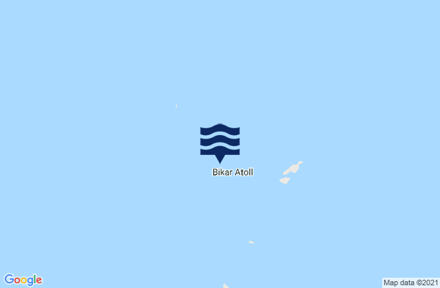 Mapa de mareas Bikar Atoll, Marshall Islands