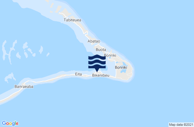 Mapa de mareas Bikenibeu Village, Kiribati