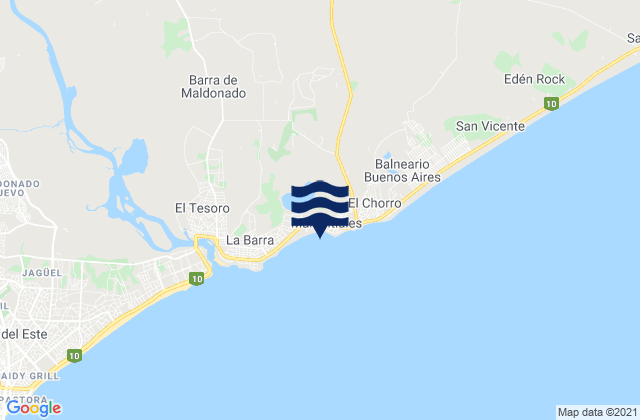 Mapa de mareas Bikini, Brazil