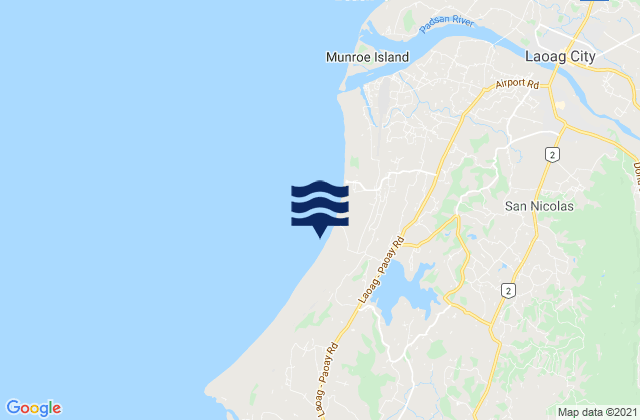 Mapa de mareas Bil-Loca, Philippines