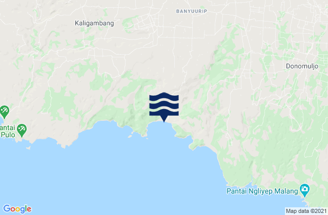 Mapa de mareas Binangun, Indonesia