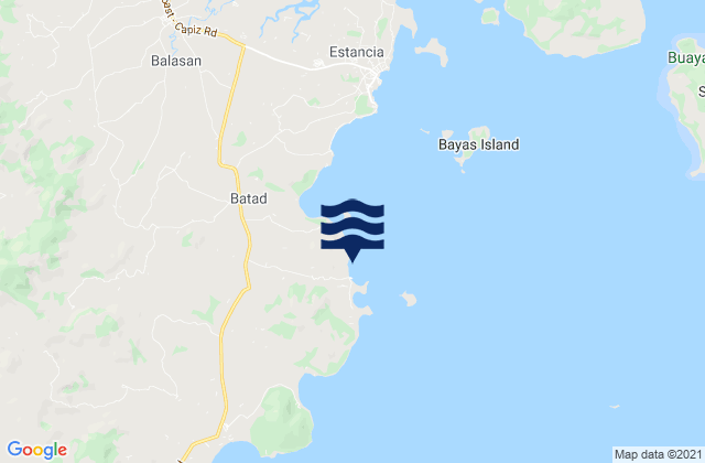 Mapa de mareas Binon-an, Philippines