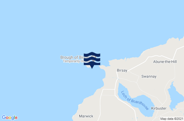 Mapa de mareas Birsay Bay, United Kingdom