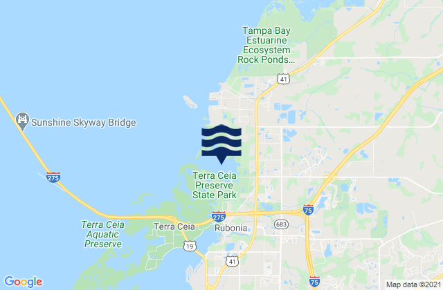 Mapa de mareas Bishop Harbor, United States