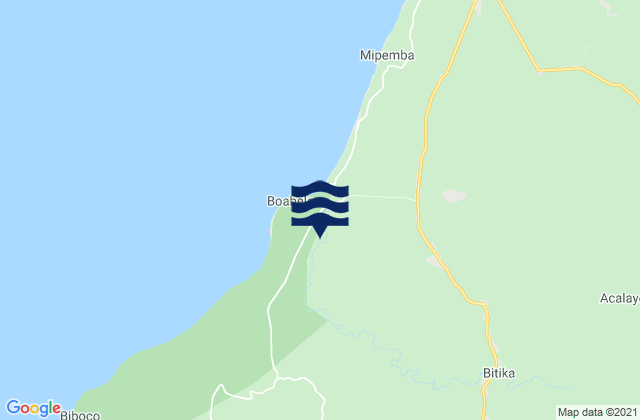 Mapa de mareas Bitica, Equatorial Guinea