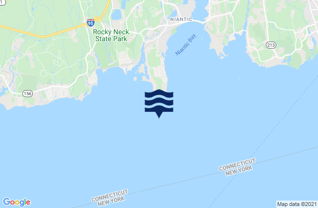 Mapa de mareas Black Point 0.8 mile south of, United States