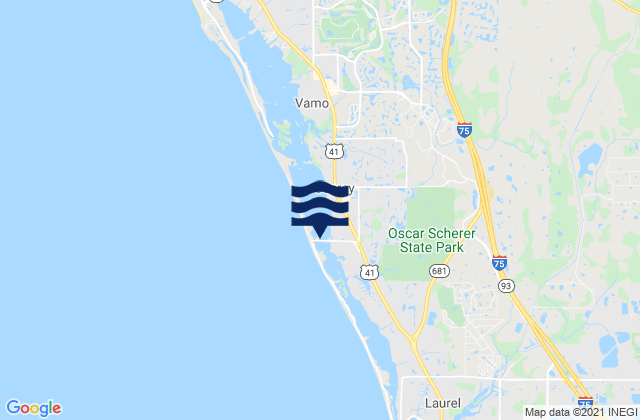 Mapa de mareas Blackburn Point, United States