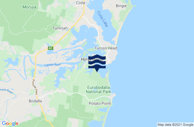 Mapa de mareas Blackfellows Point, Australia