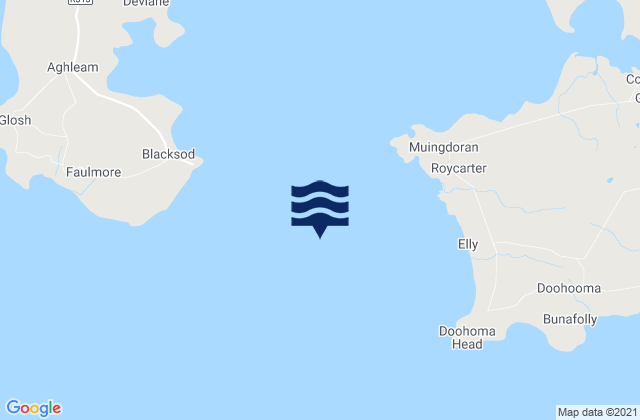 Mapa de mareas Blacksod Bay, Ireland