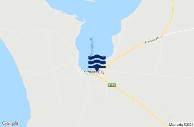 Mapa de mareas Blanche Port (Streaky Bay), Australia