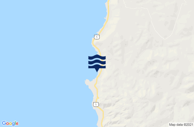 Mapa de mareas Blanco Encalada, Chile
