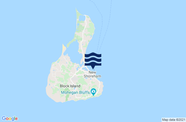 Mapa de mareas Block Island (Old Harbor), United States