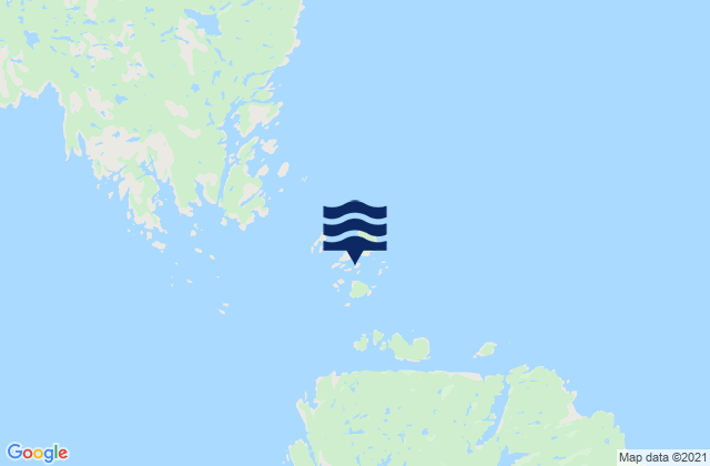 Mapa de mareas Block Islands, Canada