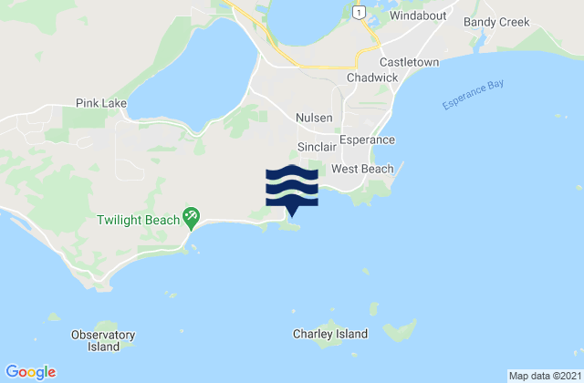 Mapa de mareas Blue Haven Beach, Australia
