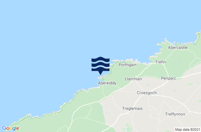 Mapa de mareas Blue Lagoon Beach, United Kingdom