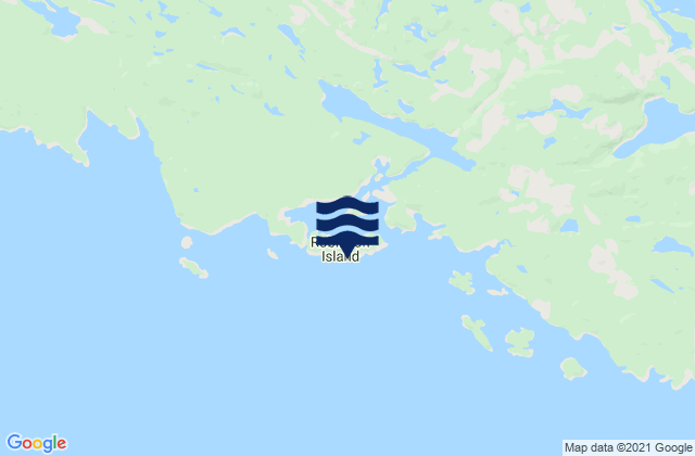 Mapa de mareas Blunden Harbour, Canada