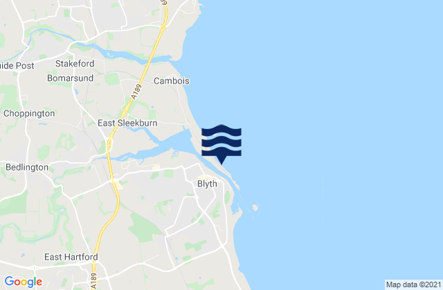 Mapa de mareas Blyth, United Kingdom