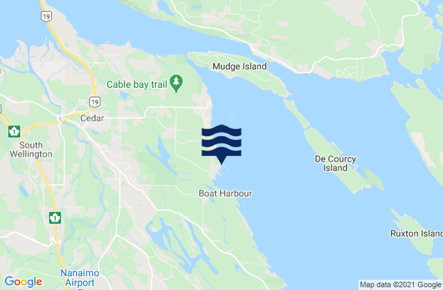 Mapa de mareas Boat Harbour, Canada
