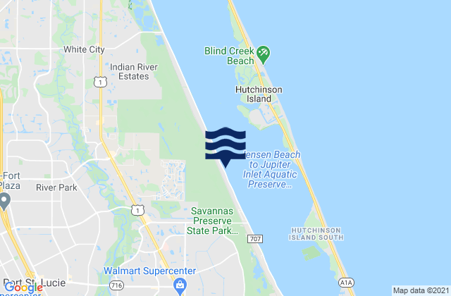 Mapa de mareas Boca Chica, United States