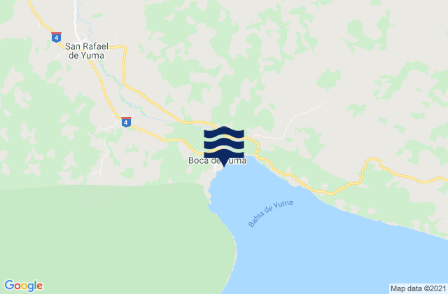 Mapa de mareas Boca de Yuma, Dominican Republic