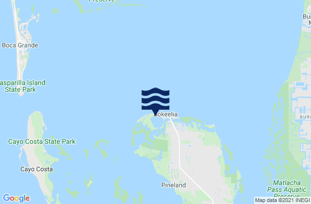 Mapa de mareas Bokeelia Island, United States