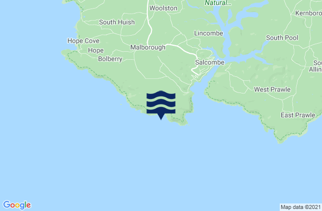 Mapa de mareas Bolt Head, United Kingdom
