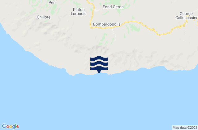 Mapa de mareas Bombardopolis, Haiti