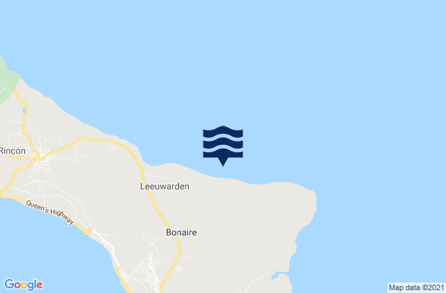 Mapa de mareas Bonaire, Bonaire, Saint Eustatius and Saba 