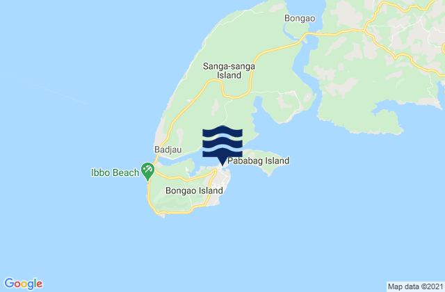 Mapa de mareas Bongao, Philippines
