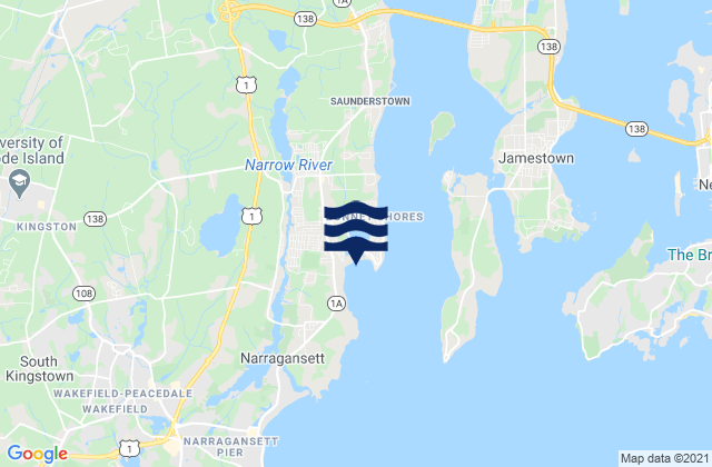 Mapa de mareas Bonnet Point, United States