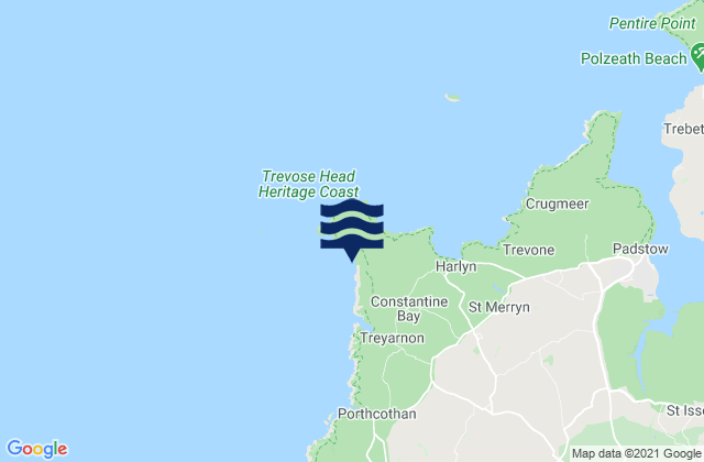Mapa de mareas Boobys Bay Beach, United Kingdom